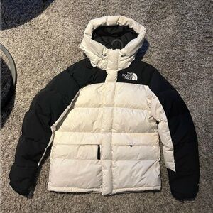 The North Face Black and White Puffer Jacket